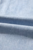Beau Blue Lace Trim Casual Full-Length Regular Fit Jeans