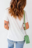 White Western Duck Graffiti Print T-Shirt