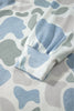 Sky Blue Camouflage Western Style Pullover Sweatshirt