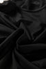 Black Slim Fit High Neck Long Sleeve Basic Top