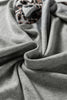 Gray Color Block Leopard Patchwork Dolman Sleeve High Low Baggy Sweatshirt