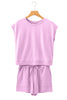 Orchid Bouquet Mineral Wash Cotton Short Set