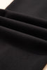 Black Exposed Seam Detail Skinny Drawstring Jogger Pants