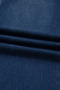 Sail Blue Stitched Waist Detail Loose Cuffed Jeans