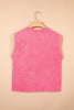Bonbon Toner Washed Wild West Whiskey Print Sleeveless Muscle Top