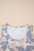 Multicolour Retro Camouflage Print Oversize Tank Top