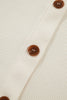 Beige Denim Patchwork Short Sleeve Ribbed Shirt
