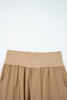 Medium Grey Elastic High Waist Pocketed Cargo Jogger Pants