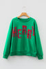 Sea Green Plaid MERRY Christmas Vacation Sweatshirt