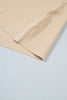 Oatmeal Solid Color Wide Strap Splicing Athleisure Tank Top