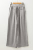 Medium Grey Central Seam Wide Leg High Waist Knit Casual Pants