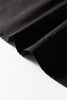 Black Ricrac Trim Color Block Patchwork Shirt Collar Short Sleeve Blouse