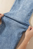 Beau Blue Acid Wash Pocket Detail Flare Jeans