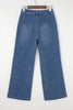 Ashleigh Blue Multi Buttons High Waist Wide Leg Jeans With Pockets
