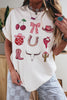 White Coquette Cowgirl Elements Printed Relaxed Tee