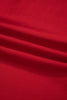 Fiery Red Contrast Trim Button V Neck Ribbon Bow Knot Waist 2pcs Lounge Pant Set