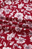 Purple Plus Floral Balloon Sleeve V Neck Relaxed Dress