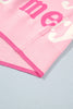 Pink All Over Merry Me Graphic Round Neck Knit Sweater