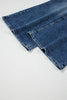 Beau Blue Acid Wash Pocket Detail Flare Jeans
