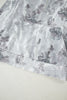 Gray Camo Leaf Print Kangaroo Pocket Quarter Zip Hoodie