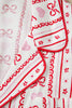 Red Cute Bow Heart Print Ribbon Decor Short 2pcs Pajama Set