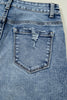 Ashleigh Blue Cuffed Straight Loose Jeans