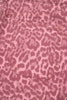 Rose Leopard Frayed Edge Wide Leg High Waist Jeans