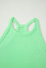 Sachet Pink Slim Tank Top Elastic Waist Mini Skort 2pcs Outfit