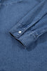 Dusk Blue Western Embroidered Collar Long Sleeve Denim Shirt