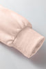 Apricot Pink Oversize Mock Neck Sweatshirt
