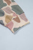 Multicolour Camo Print Ribbed Mock Neck Plus Size Sweatshirt