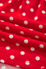 Sachet Pink Polka Dot Drawstring Casual Mini Skort