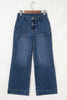 Ashleigh Blue Cropped High Rise Wide Leg Jeans