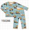 Construction Trucks Bamboo Pajama Set