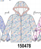 Multicolored Floral Ruffle Raincoat