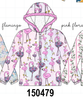 Pink Flamingo Ruffle Raincoat