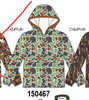 Green Camouflage Raincoat