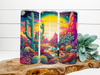 Neon Cactus Desert Tumbler