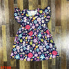 MULTI FLOWER PEARL DRESS