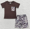 DUCK BROWN CAMO SHORT TWO PIECES
