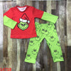 GREEN  GRINCH TWO PIECE
