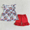 Red Blue 2pc