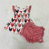 plaid Chickens Two Piece Set