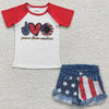 Peace Flag Short Set