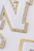 White letters "A-Z" stickers
