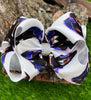 WED-MULTI PRINTED DOUBLE LAYER HAIR BOWS.
