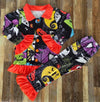 NIGHTMARE BEFORE CHRISTMAS RUFFLE HALLOWEEN PAJAMAS