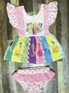 PRINCESS 2 PIECE SWIMSUIT