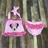 MINNIE MOUSE PINK 2  PIECE SWIMSUIT