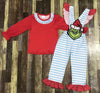 GRINCH 2 piece Overalls With Top